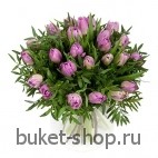 Весенний аромат. Тюльпаны. . Весенний букет из 25 пионовидных тюльпанов. 
 
